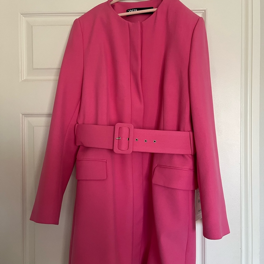 NWT Zara Pink Coat